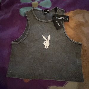 BNWT PLAYBOY CROP TANK
